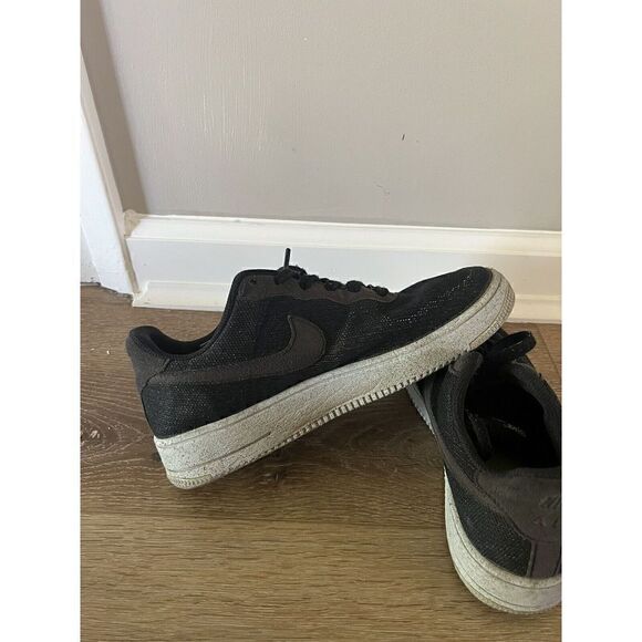 Nike Air Force 1 Crater Flyknit Chambray Blue Black DH3375-001 sz 7Y = 8.5 Women - Picture 5 of 8